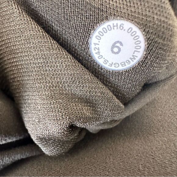 LULULEMON Legging Women 6 Align Crop Olive Green Athletic Casual Gym Yog… - Picture 8 of 9
